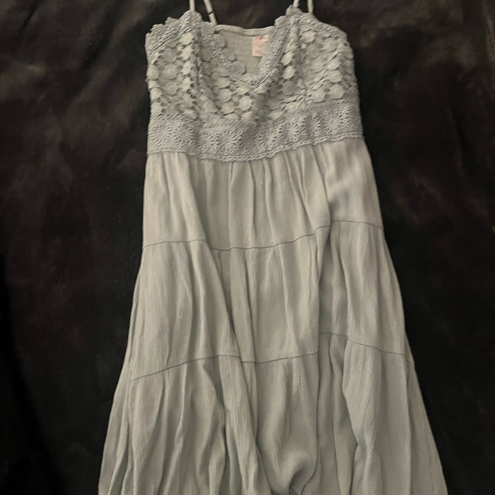 Elegant Lace and Pleated Dress